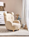 Beliani MELBU - Kinderstoel - Beige - Nepbont