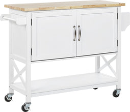 Beliani MELE - Keukentrolley - Wit - MDF