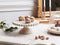 Beliani MEMFIS - Cakestandaard - Lichthout - Mangohout