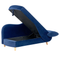 Beliani MERI II - Chaise longue - Blauw - Rechterzijde - Fluweel