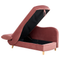 Beliani MERI II - Chaise longue - Roze - Linkerzijde - Fluweel