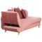 Beliani MERI II - Chaise longue - Roze - Linkerzijde - Fluweel
