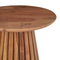 Beliani MESILLA - Ronde salontafel - Donkerhout - Acaciahout