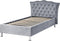 Beliani METZ - Bed met opbergruimte - Grijs - Fluweel