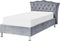 Beliani METZ - Bed met opbergruimte - Grijs - Fluweel