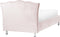 Beliani METZ - Bed met opbergruimte - Roze - Fluweel