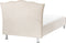 Beliani METZ - Eenpersoonsbed - Beige - Fluweel