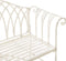 Beliani MILAZZO - Tuinbank - Wit - IJzer