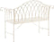 Beliani MILAZZO - Tuinbank - Wit - IJzer
