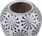 Beliani MILETOS - Bloemenvaas - Wit - Steengoed