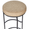 Beliani MILROY - Barkruk set van 2 - Beige - Kunstleer