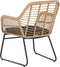 Beliani MINORI - Loungeset voor 4 - Beige - PE rotan