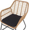 Beliani MINORI - Loungeset voor 4 - Beige - PE rotan