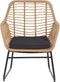 Beliani MINORI - Loungeset voor 4 - Beige - PE rotan