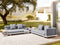 Beliani MISSANELLO - Loungeset - Grijs - Aluminium/Polyester