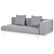 Beliani MISSANELLO - Loungeset - Grijs - Aluminium/Polyester