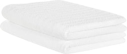 Beliani MITIARO - Handdoek set - Wit - Katoen