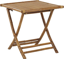 Beliani MOLISE - Tuintafel - Lichte houtkleur - Bamboehout