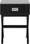 Beliani MONROE - Nachtkastje - Zwart - MDF