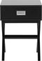 Beliani MONROE - Nachtkastje - Zwart - MDF
