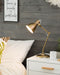 Beliani MONSAN - Bureaulamp - Messing - Staal