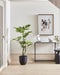 Beliani MONSTERA PLANT - Kunstplant - Groen - 135 cm - Synthetisch materiaal
