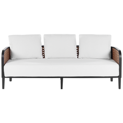 Beliani MONTEFALCO - Loungeset 5-zits - Wit - Aluminium