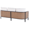 Beliani MONTEFALCO - Loungeset 5-zits - Wit - Aluminium