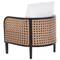Beliani MONTEFALCO - Tuinstoel - Wit - Aluminium