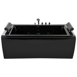 Beliani MONTEGO - Whirlpool - Zwart - 83 x 172 cm - Acryl