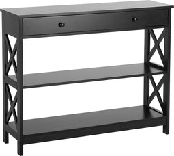 Beliani MONTGOMERY - Consoletafel - Zwart - MDF