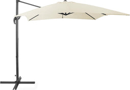 Beliani MONZA - Zweefparasol - Beige - Kunststof