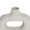 Beliani MOONEYE - Bloemenvaas - Wit - 19 cm - Steengoed