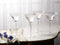 Beliani MORGANITE - Martiniglas set van 4 - Transparant - Glas