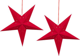 Beliani MOTTI - Decofiguur - Rood - Papier