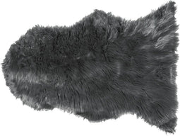 Beliani MUNGO - Schapenvel - Grijs - Acryl