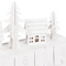 Beliani MUONIO - LED kerstdecoratie - Wit - MDF