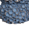Beliani MUZAKI - Bloempot - Blauw - Magnesium