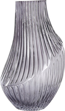 Beliani MYRSINA - Decoratieve vaas - Grijs - Glas