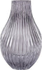 Beliani MYRSINA - Decoratieve vaas - Grijs - Glas