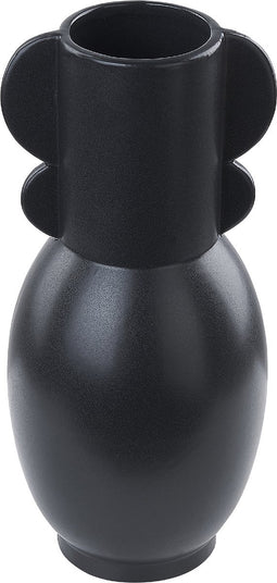 Beliani MYTILENE - Bloemenvaas - Zwart - Porselein
