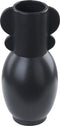 Beliani MYTILENE - Bloemenvaas - Zwart - Porselein