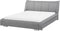 Beliani NANTES - Waterbed - Grijs - Kunststof