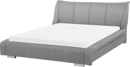 Beliani NANTES - Waterbed - Grijs - Kunststof