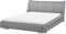 Beliani NANTES - Waterbed - Grijs - Kunststof