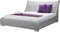 Beliani NANTES - Waterbed - grijs - Kunststof