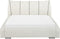 Beliani NANTES - Waterbed - wit - Leer
