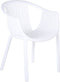 Beliani NAPOLI - Tuinstoelen set van 4 - Wit - Kunststof