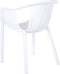 Beliani NAPOLI - Tuinstoelen set van 4 - Wit - Kunststof
