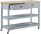 Beliani NAVARINO - Keukentrolley - Grijs - MDF